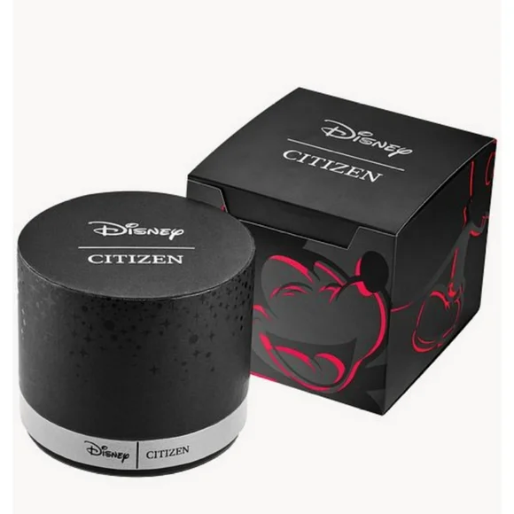 CITIZEN Disney Mickey Mouse Eco Drive Black Mens Watch - Picture 4 of 5